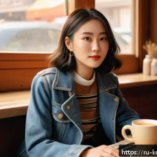 Home 31 드라마 커피프린스 1호점 레트로 인기 재조명 - A cozy retro-style coffee shop interior from the early 2000s, warm earthy tones with wooden furnitur...